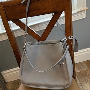 Coach Pebbled Leather Cary Bag